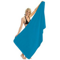 Heavy Weight Jumbo Size Dobby Hem Velour Beach Towel (Color Embroidered)